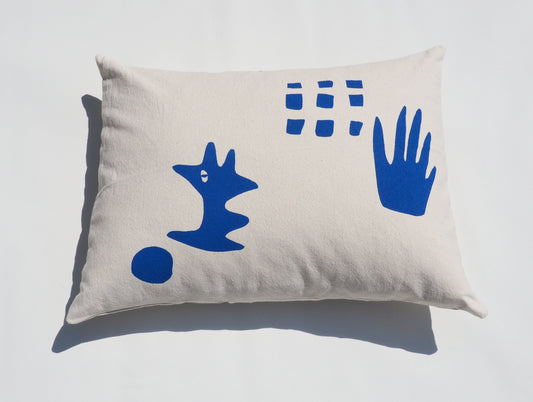 Blue Hours Canvas Pillow