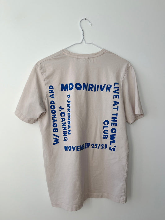 MOONRIIVR - LIMITED EDITION VINTAGE CONCERT TEE In Blue/Clay